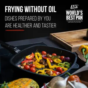AMT square pan. Fry without oil.