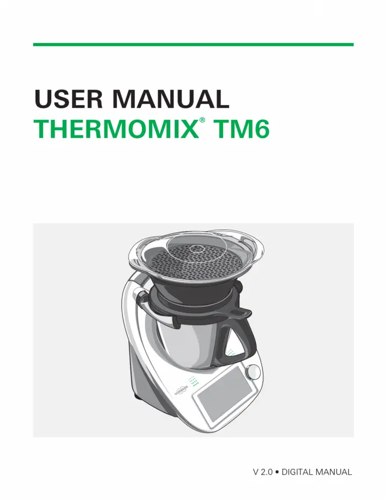 User manual Thermomix TM6
