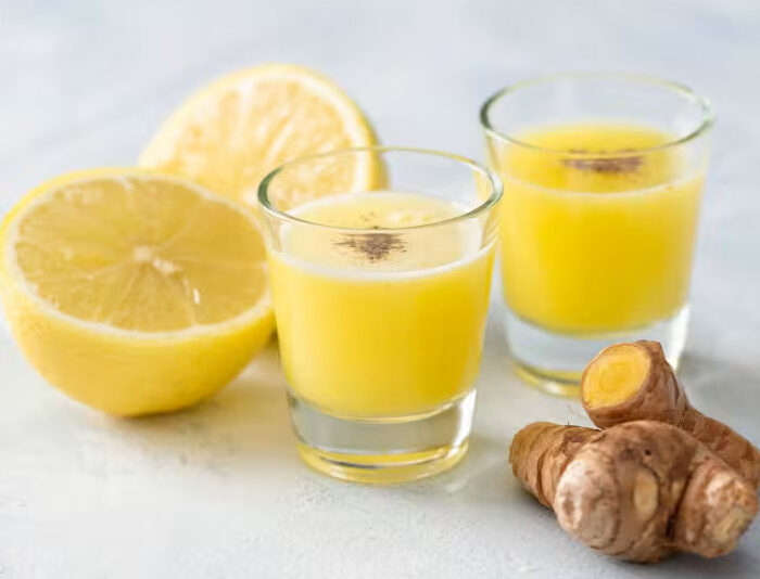 Turmeric and lemon drink
