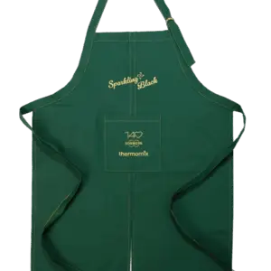 Sparkling Black Green Thermomix Apron